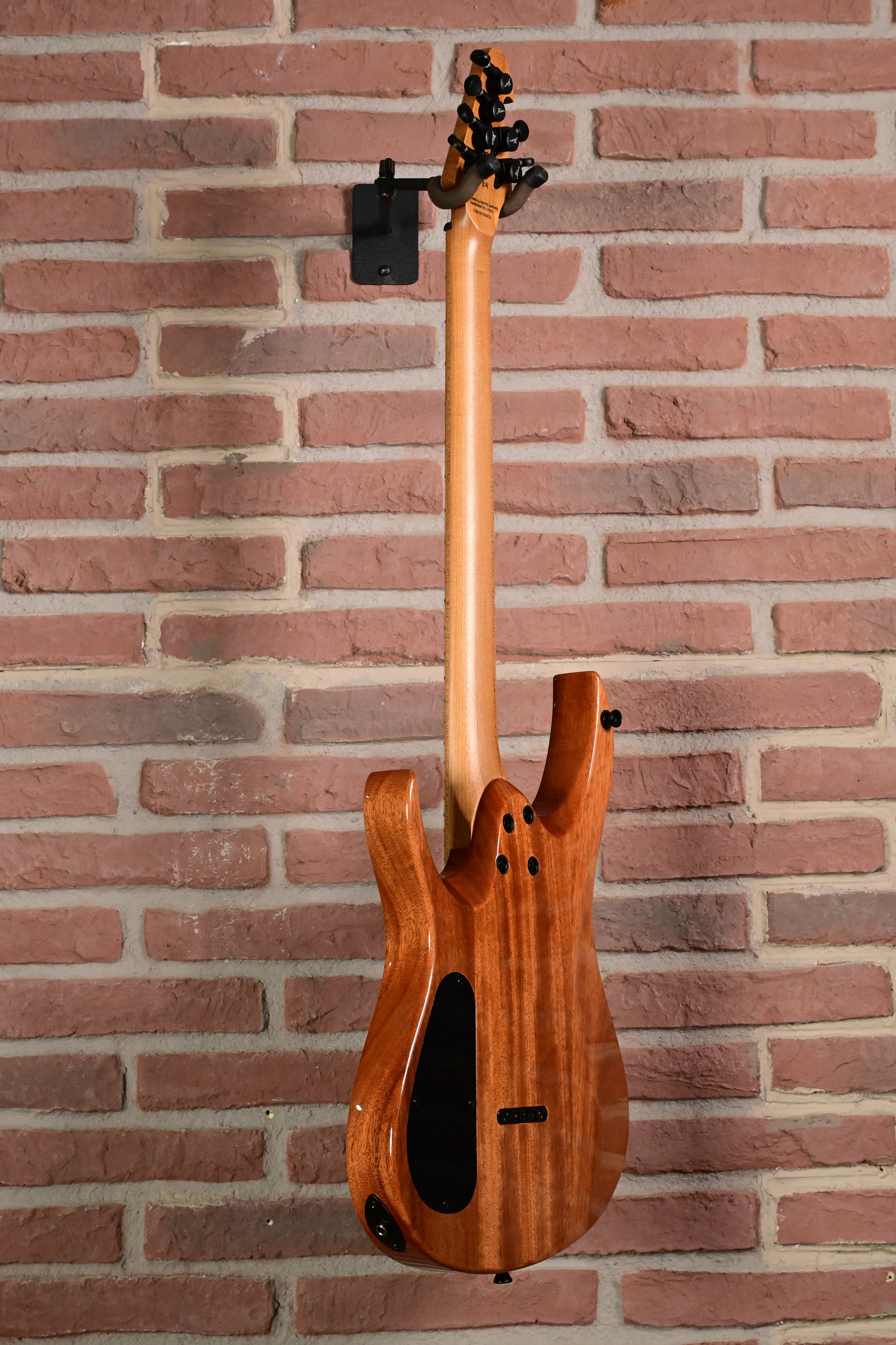 E-Bass, Holzkorpus, Naturholz, Kopflose Bauweise, Elektrisches Saiteninstrument