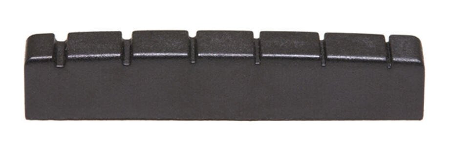 Black TUSQ XL PT-6000-L0 - Slotted Jumbo Guitar Nut (44 mm)