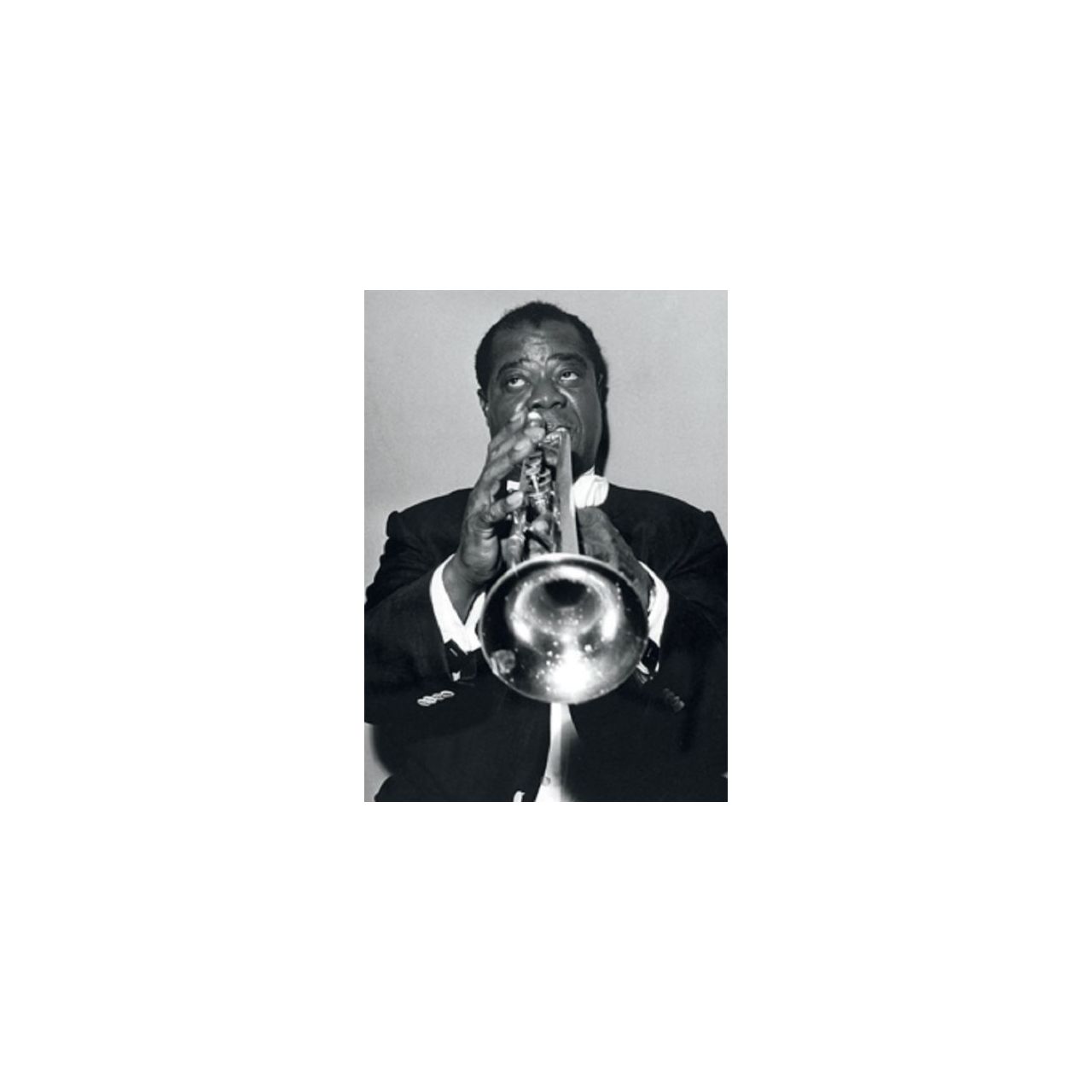 Louis Armstrong- Postkarte