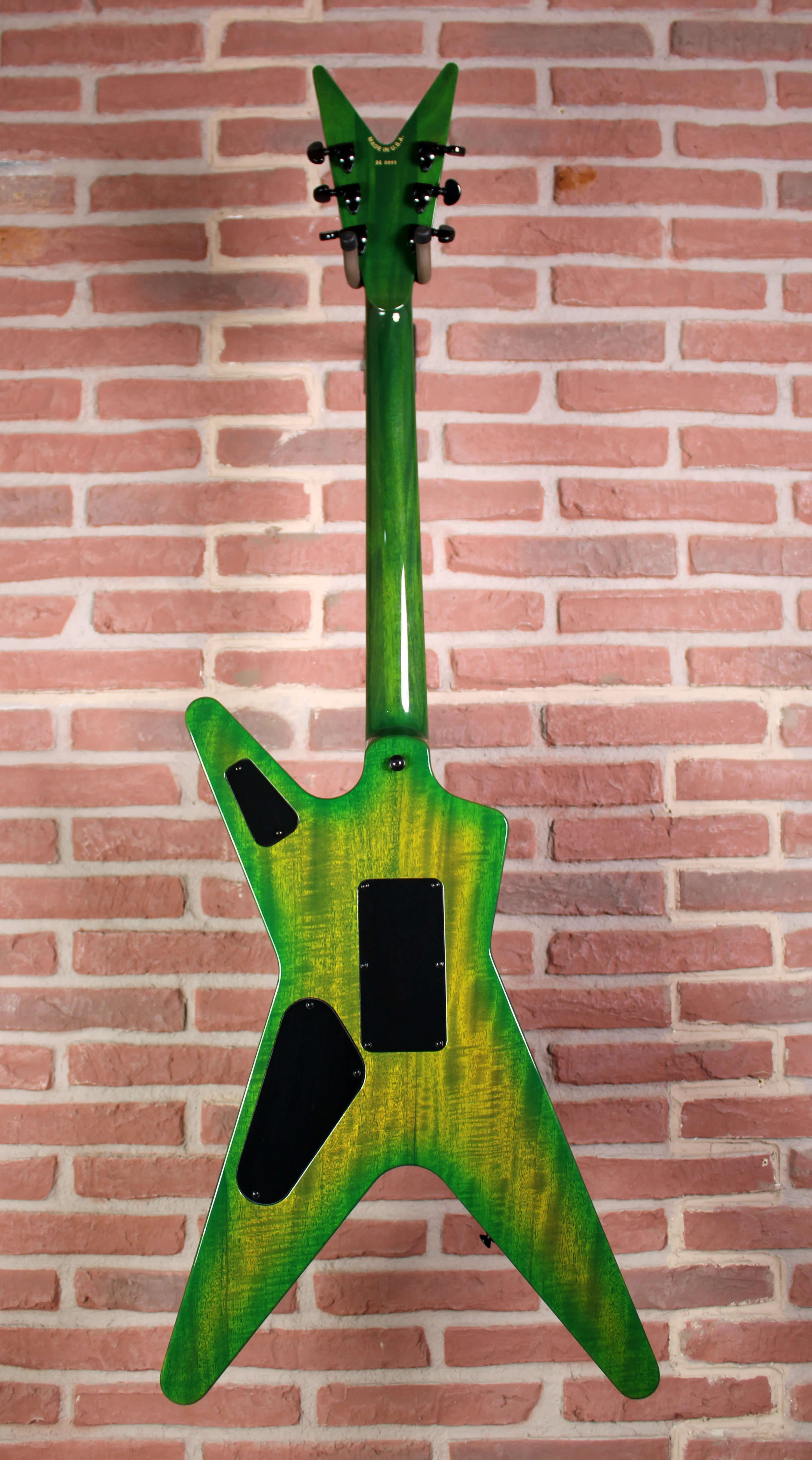 Dean Guitars USA Custom Shop ML Floyd Mahogany Slime - Hinteransicht