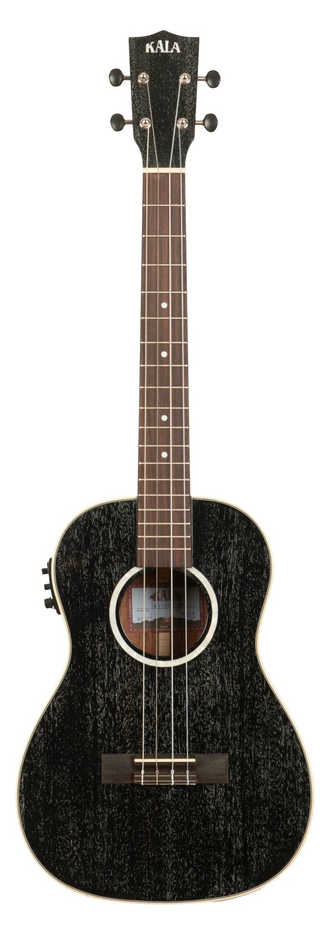 KA-SDH-BE All Solid Baritone Ukulele Doghair Mahogany