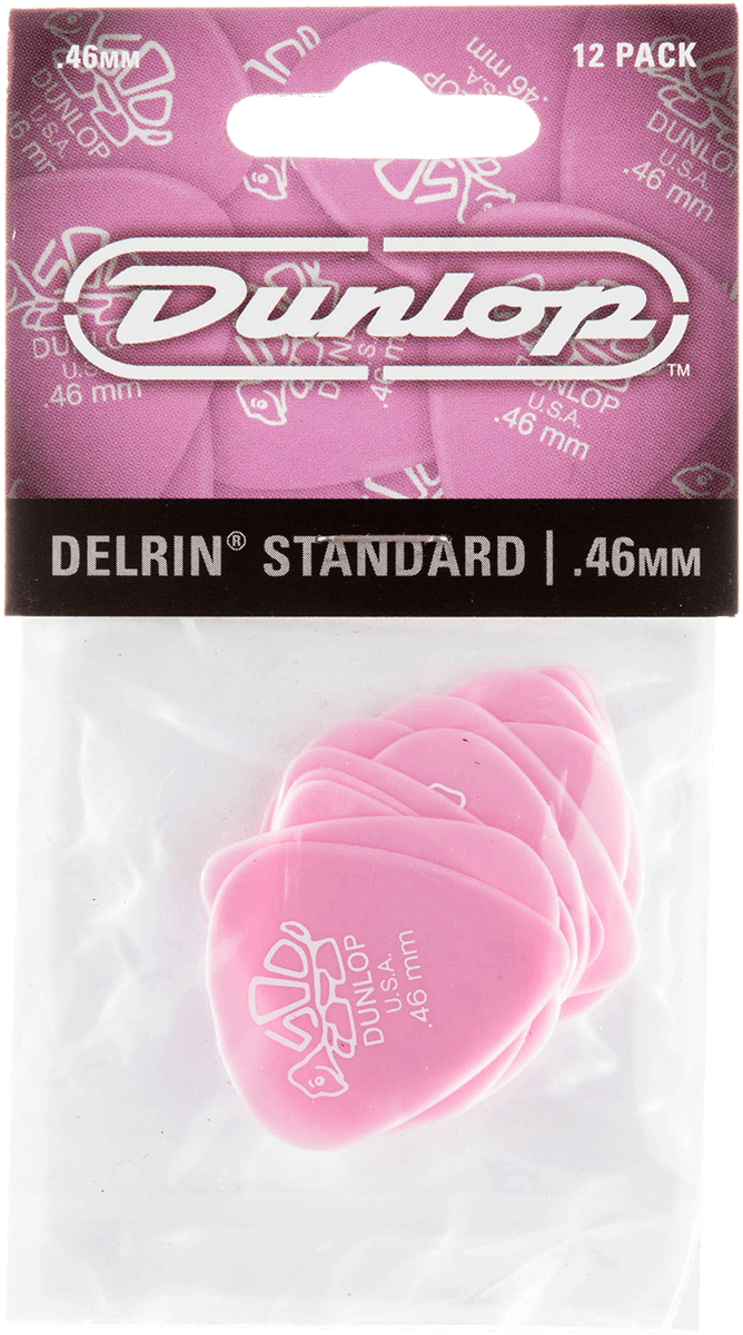 Plektrum Delrin 500, 0.46 mm, Player's Pack (12 Stck.)