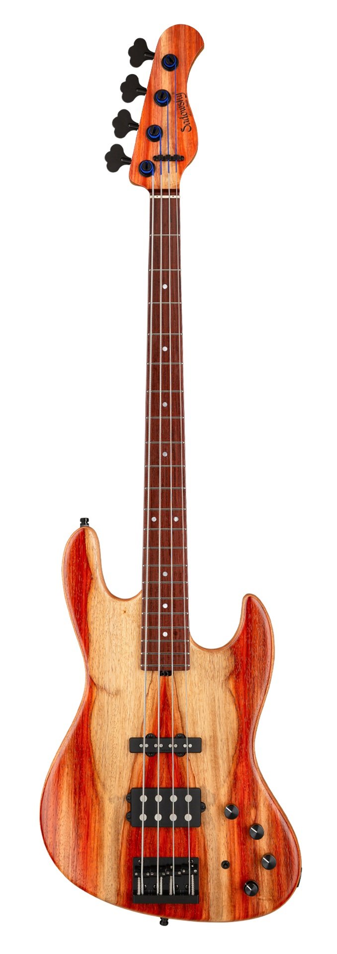 MasterBuilt 21-Fret Standard M/J Bass, Limited Edition 2024, 4-String - Natural Transparent Satin