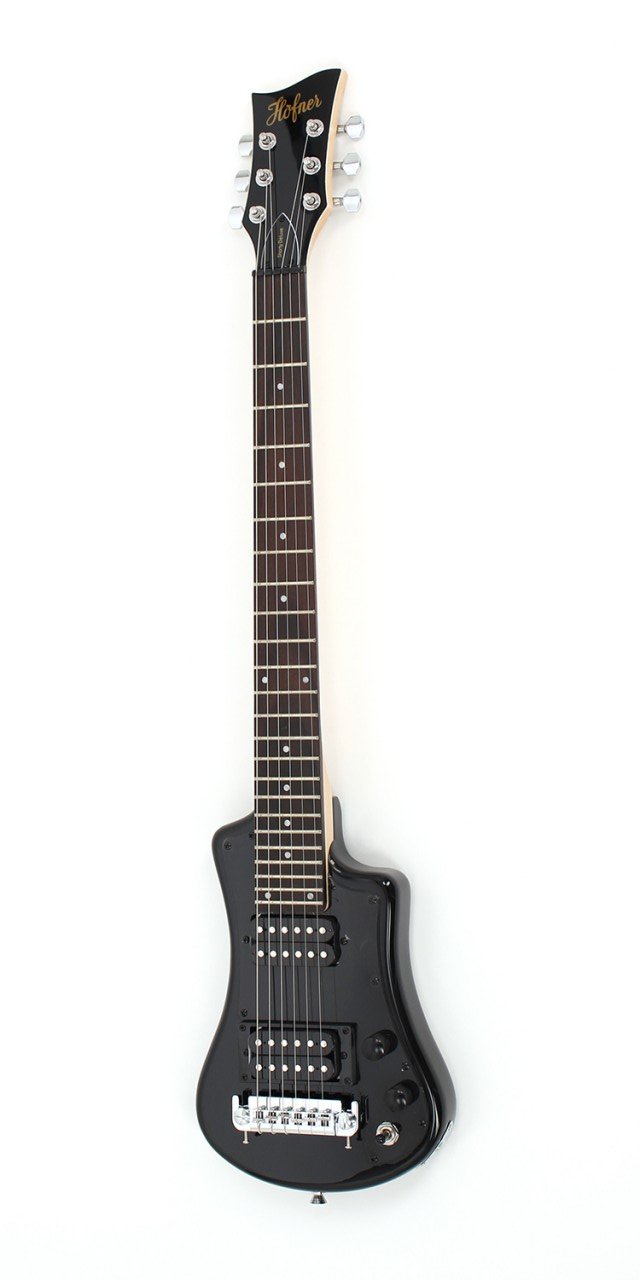 Shorty Deluxe E-Gitarre - schwarz inkl. Gigbag
