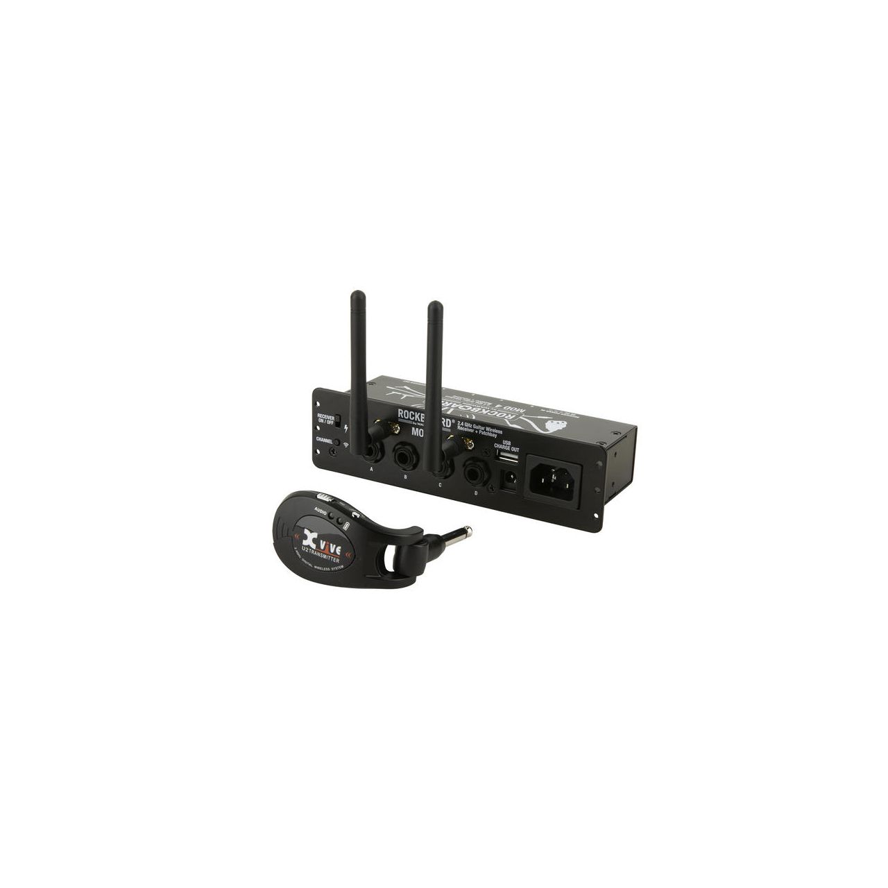 MOD 4 & U2 Transmitter - 2.4 GHz Guitar Wireless Receiver, Transmitter + TRS Patchbay 