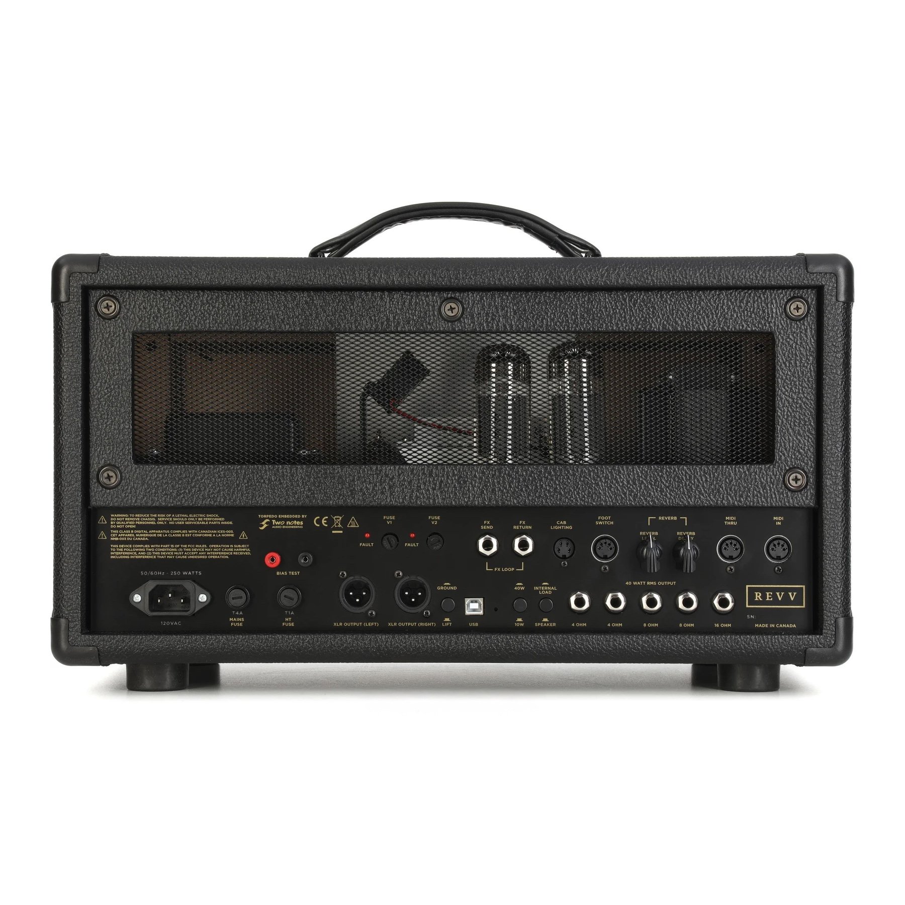 D40 Tube Head Amp 10/40-Watt Black