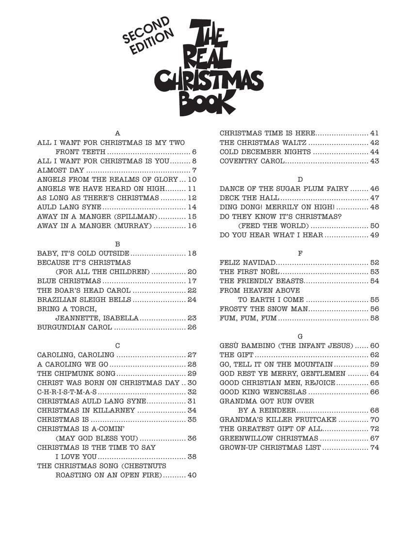 The Real Christmas Book Play-Along - Second Ed. 