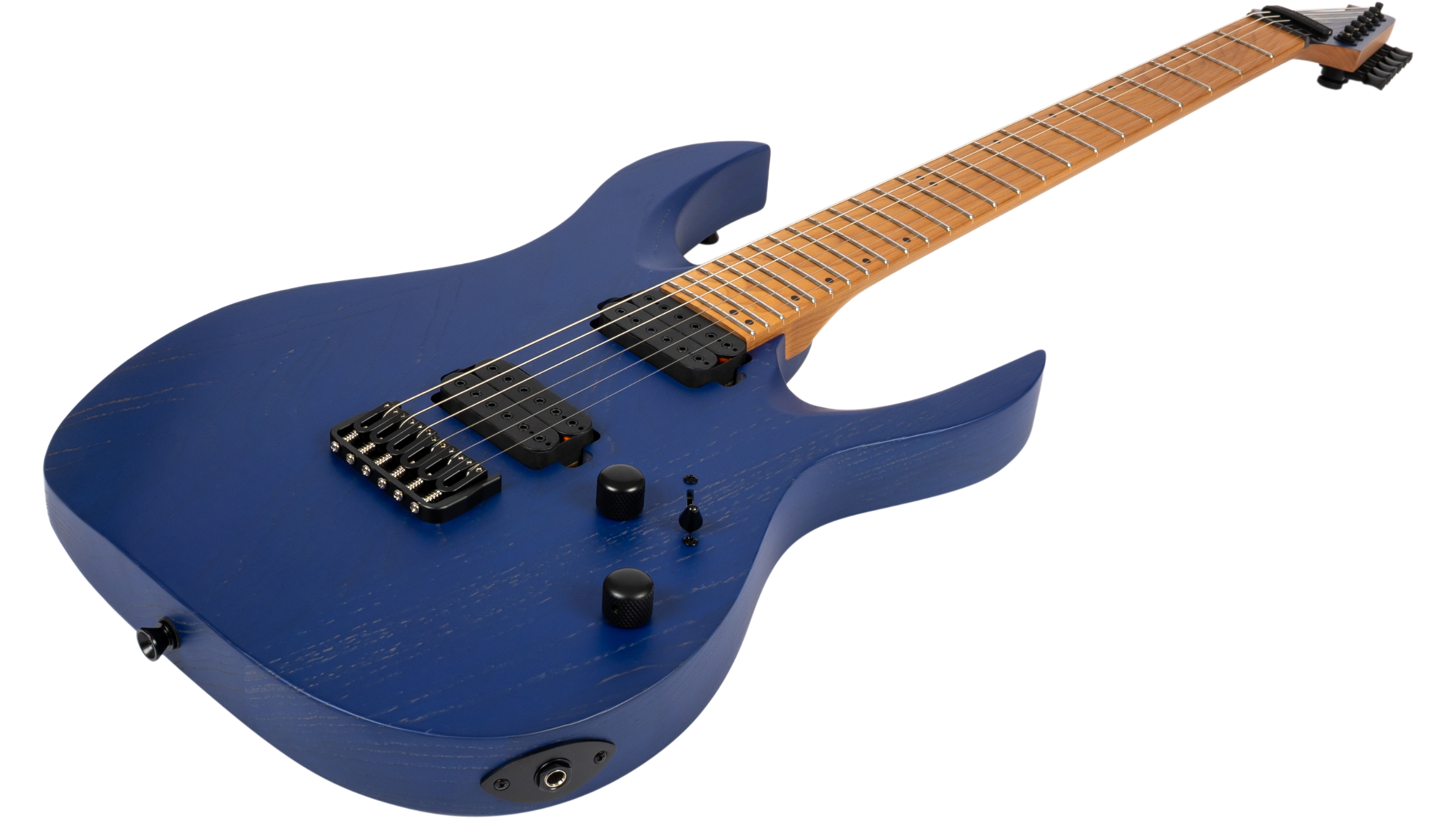 S-600 ABL E-Gitarre Swamp Ash Blue Stainless Steel