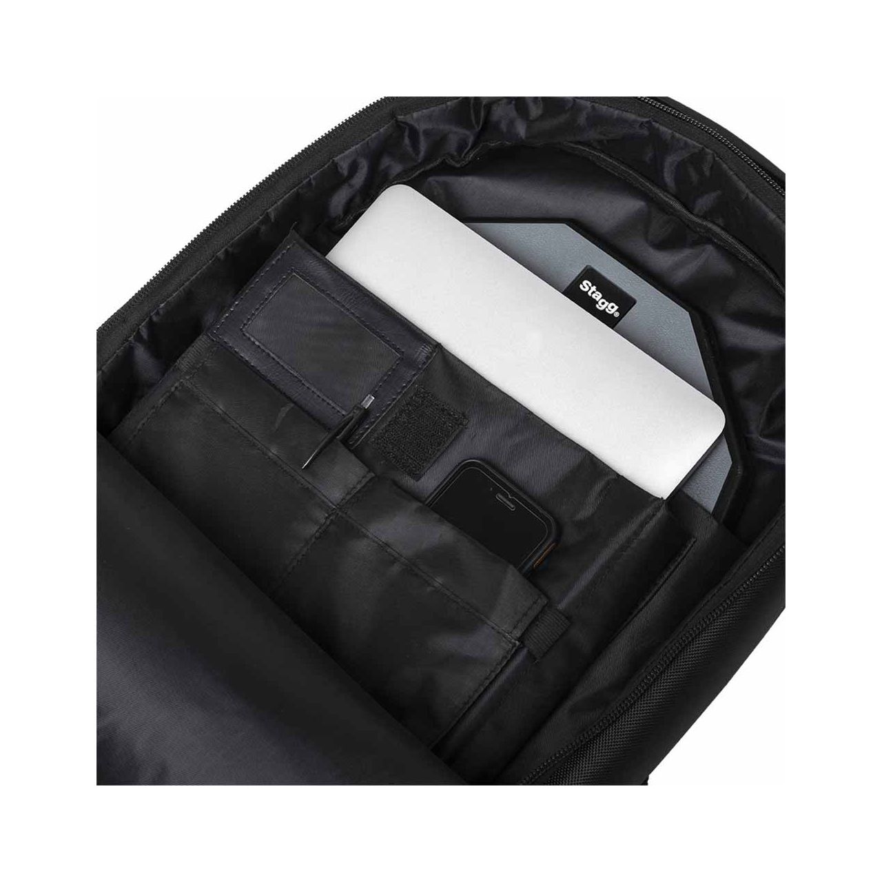 Rucksack mit abnehmbarer Stick Tasche