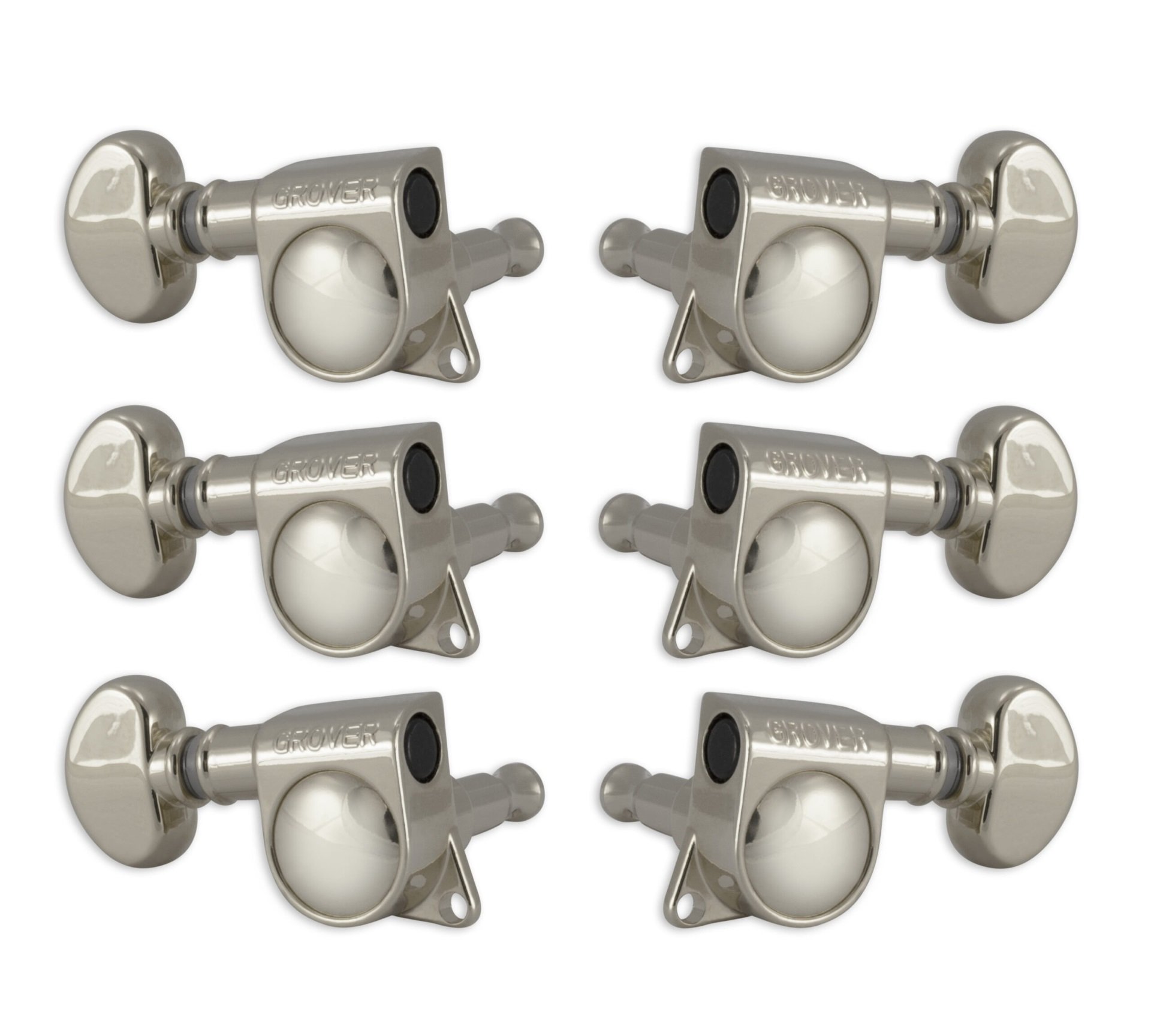 305N Mid-Size Rotomatics Machine Heads, 3 + 3 - Nickel