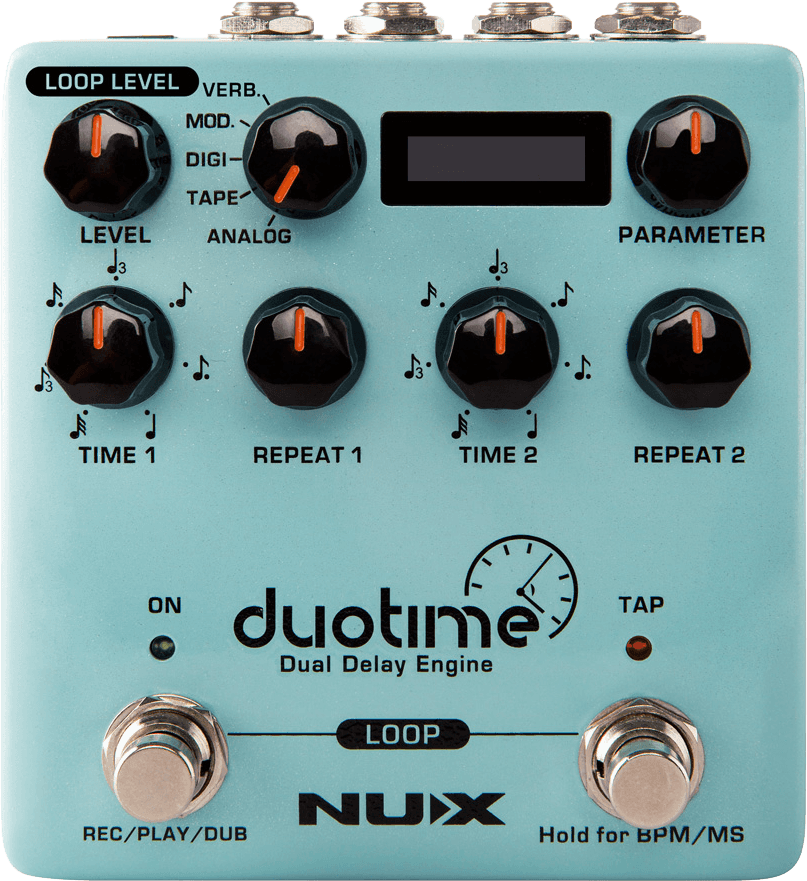 DUOTIME Double Delay Pedal mit Looper