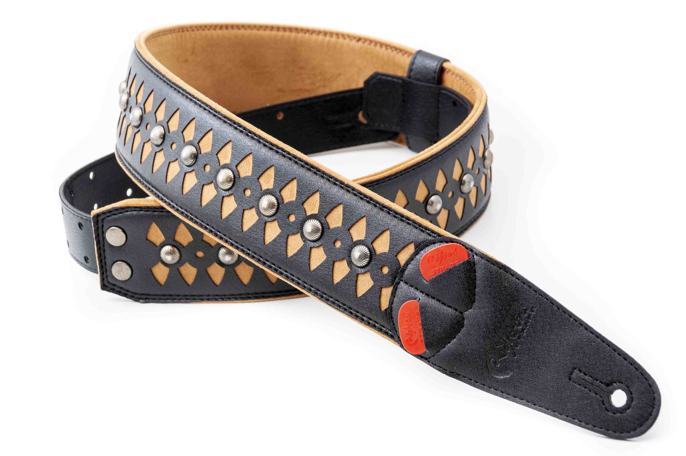 Armour Beige Guitar Strap