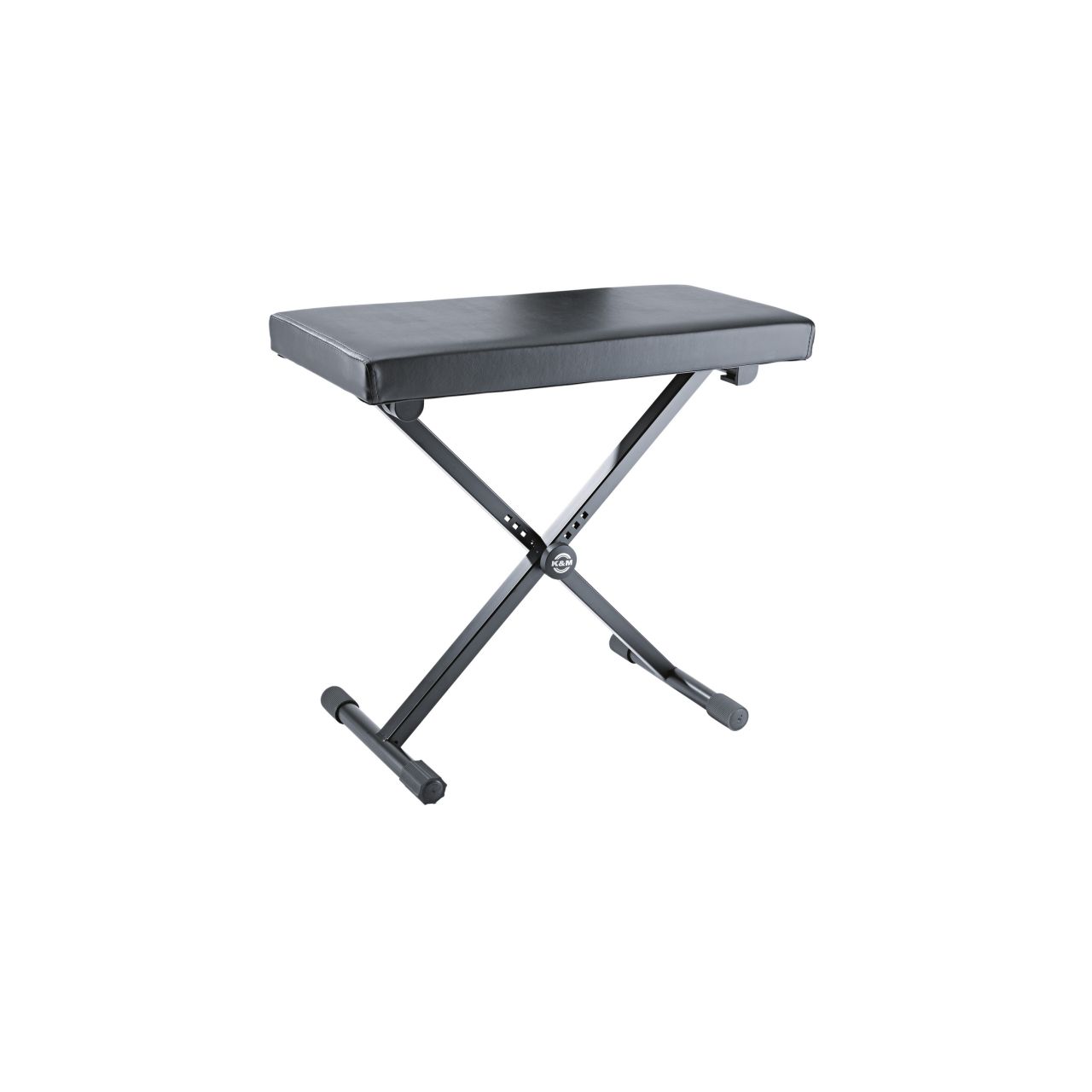 14075 Keyboardbank schwarz Kunstleder