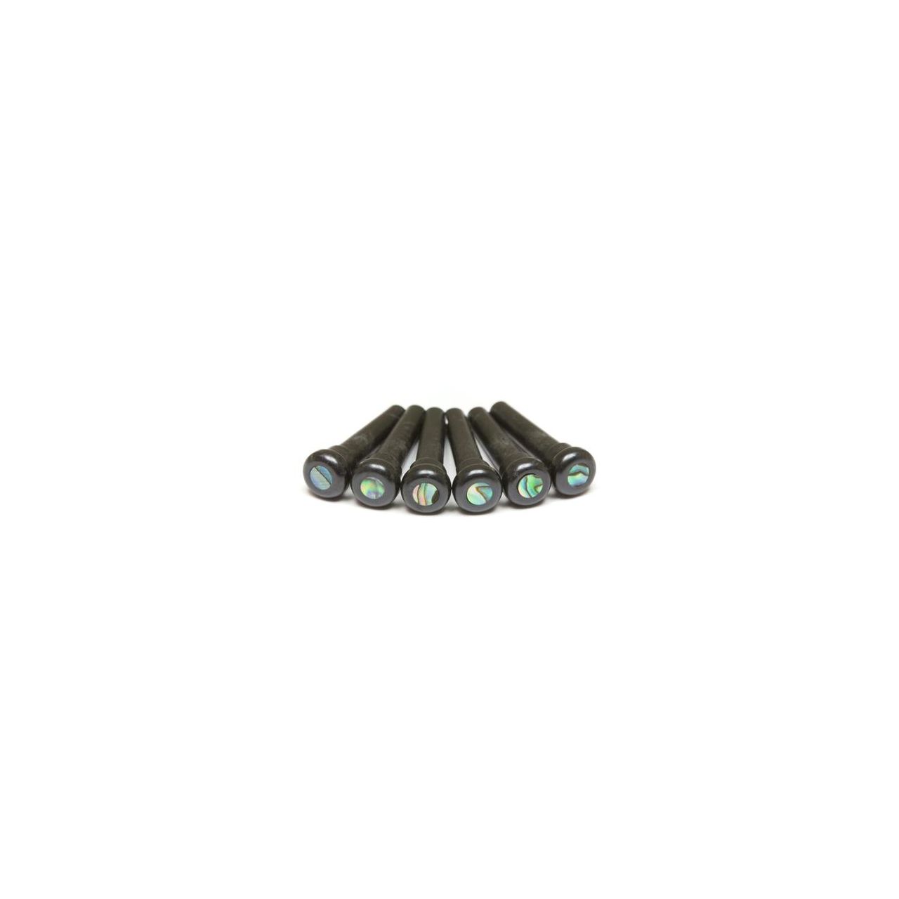 TUSQ Bridge Pins 4 mm Black-Paua Dot, 6 pcs