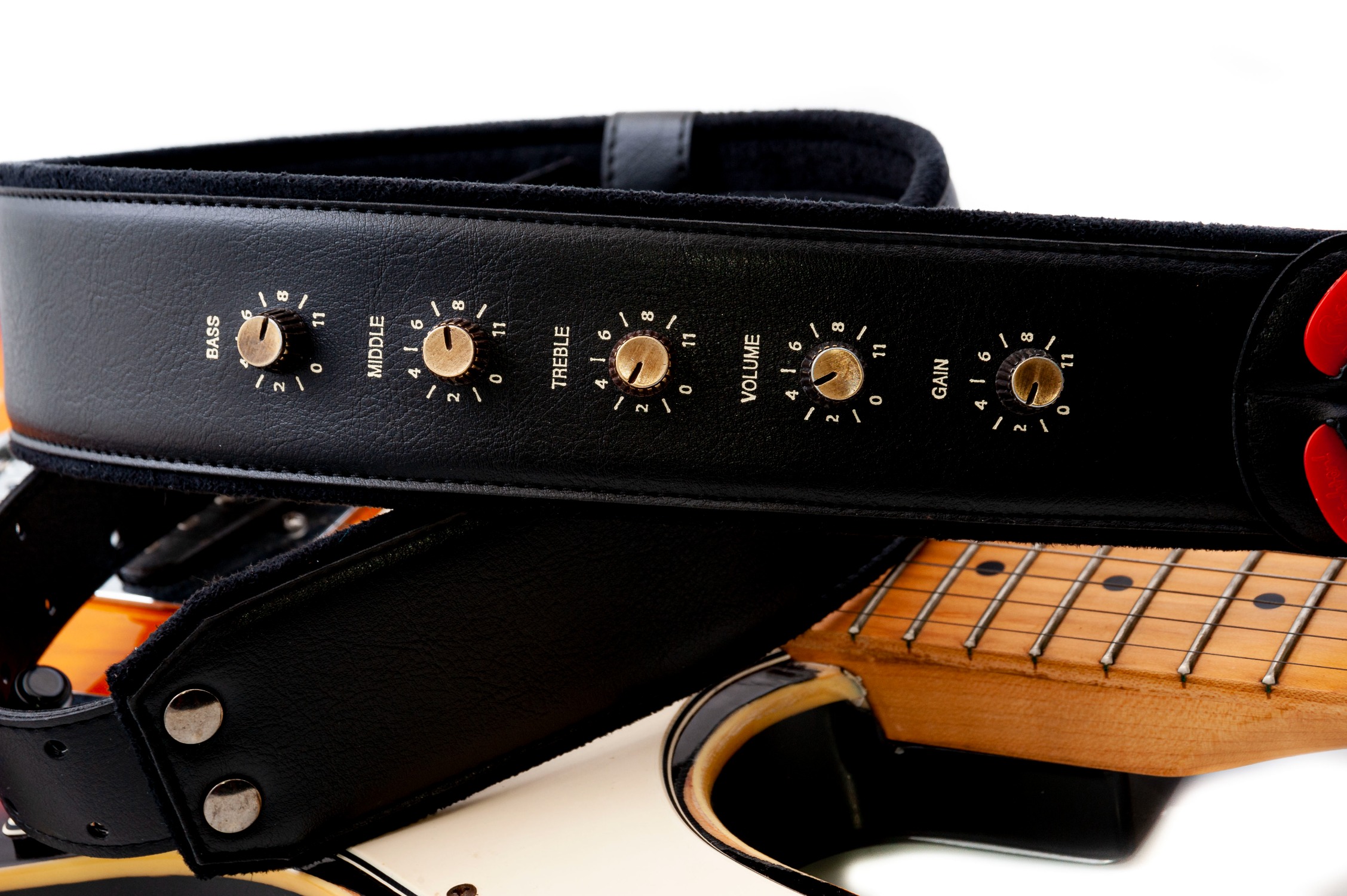Spinal Tap Black Guitar Strap 

