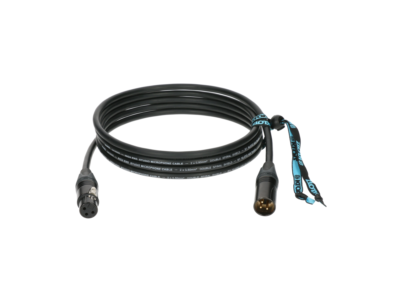 M5 supreme Mikrofonkabel mit doppelter Schirmung und XLR von Neutrik - 3m
