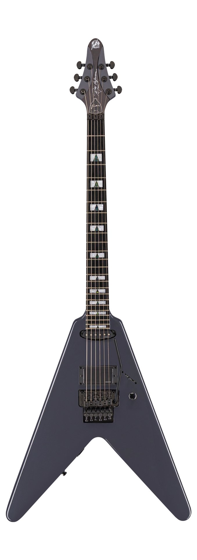Artist Line Breaker WH-1 - Solid Overland Gray High Polish E-Gitarre
