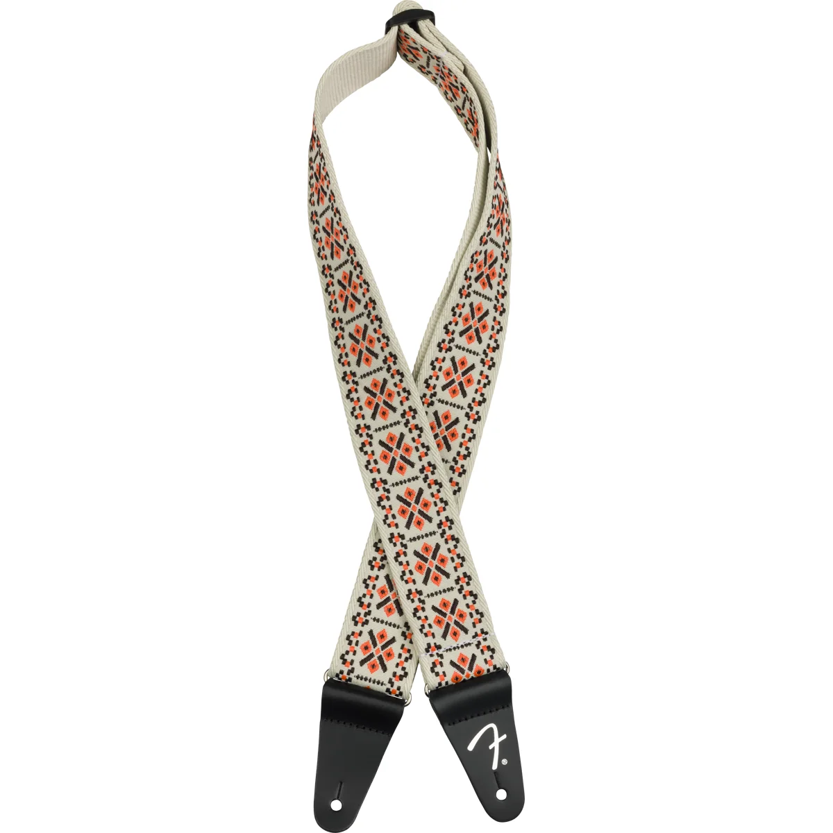 Pasadena Woven Strap, Lattice Orange, 2"