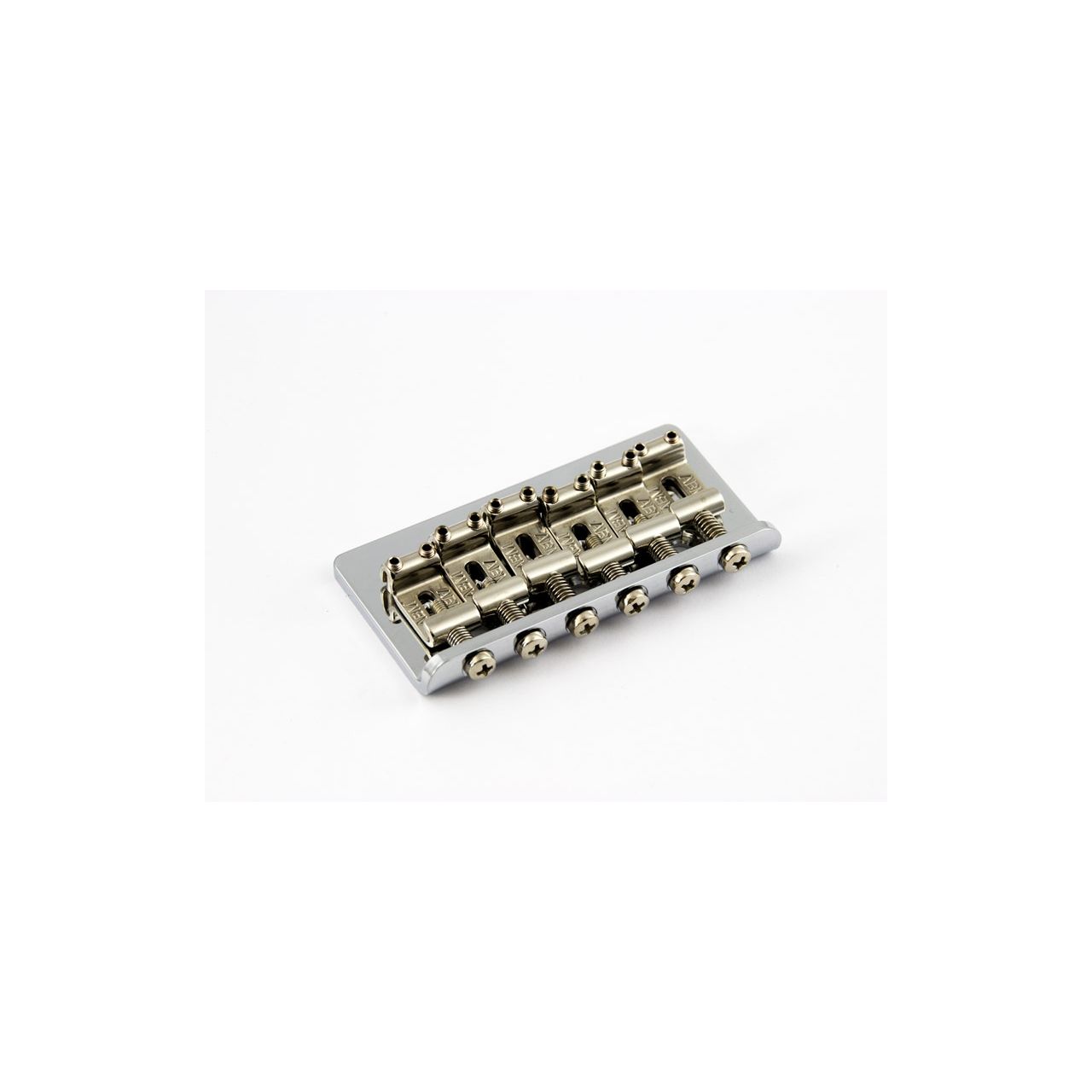 3255c Classic Hardtail Bridge, chrome plate, nickel saddles
