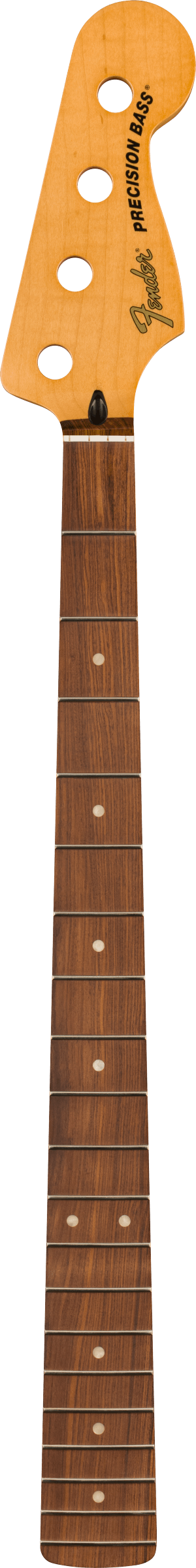 Precision to Jazz Bass Conversion Neck, 20 Med Jumbo Frets, 12" Radius, Pau Ferro