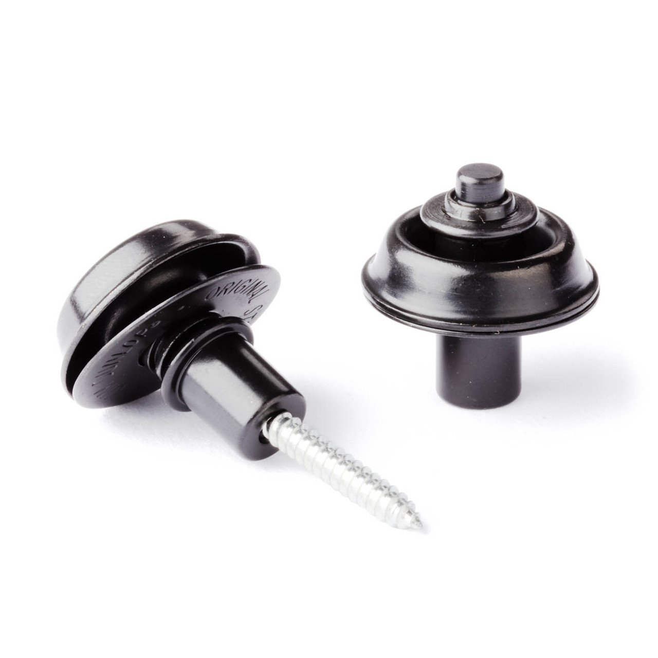 Straplok Flush Mount  System 1 Set, black