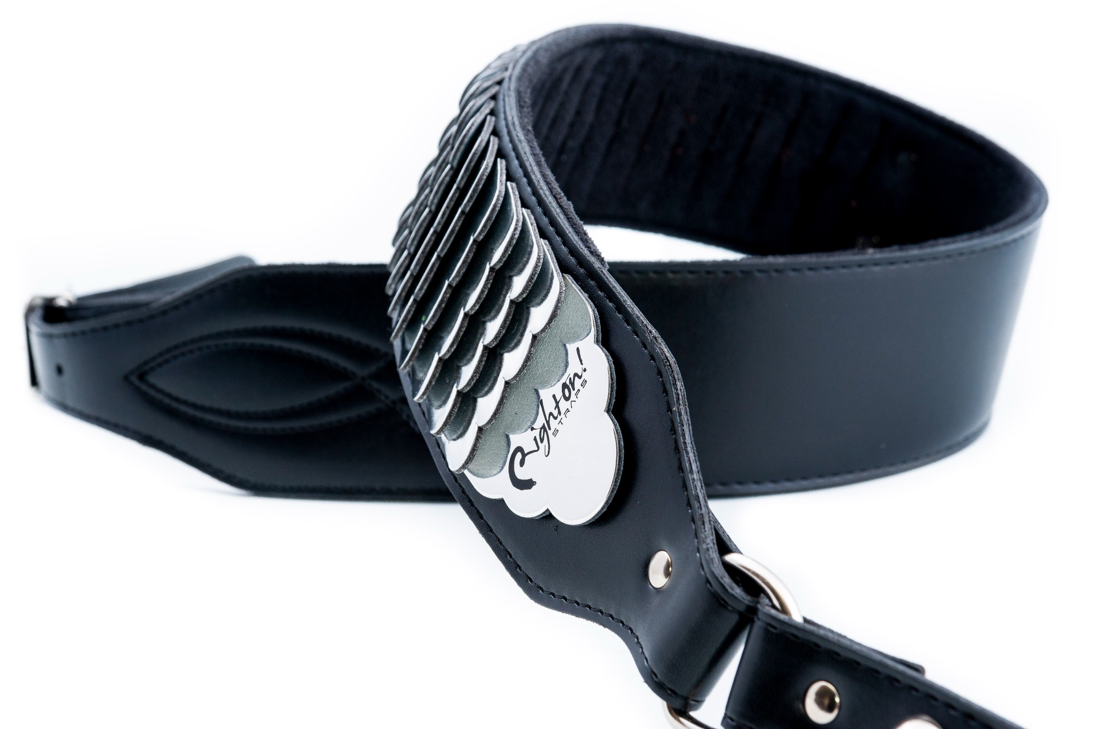 JL PYTHON black Guitar Strap  