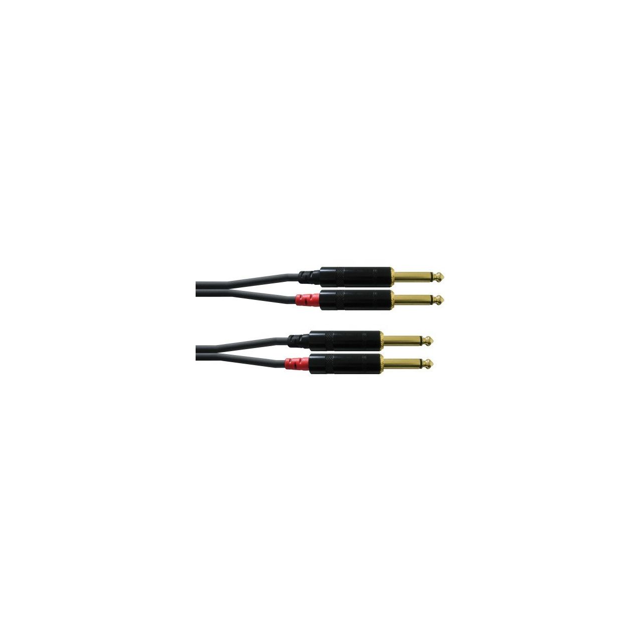 CFU 3 PP Verbindungskabel 3 m 2x Klinke 6.3mm mono/2x Klinke 6.3mm mono - gold
