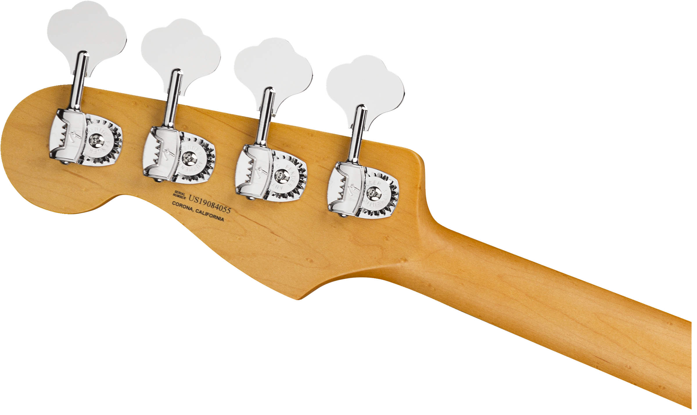 American Ultra Jazz Bass Maple Fingerboard Texas Tea