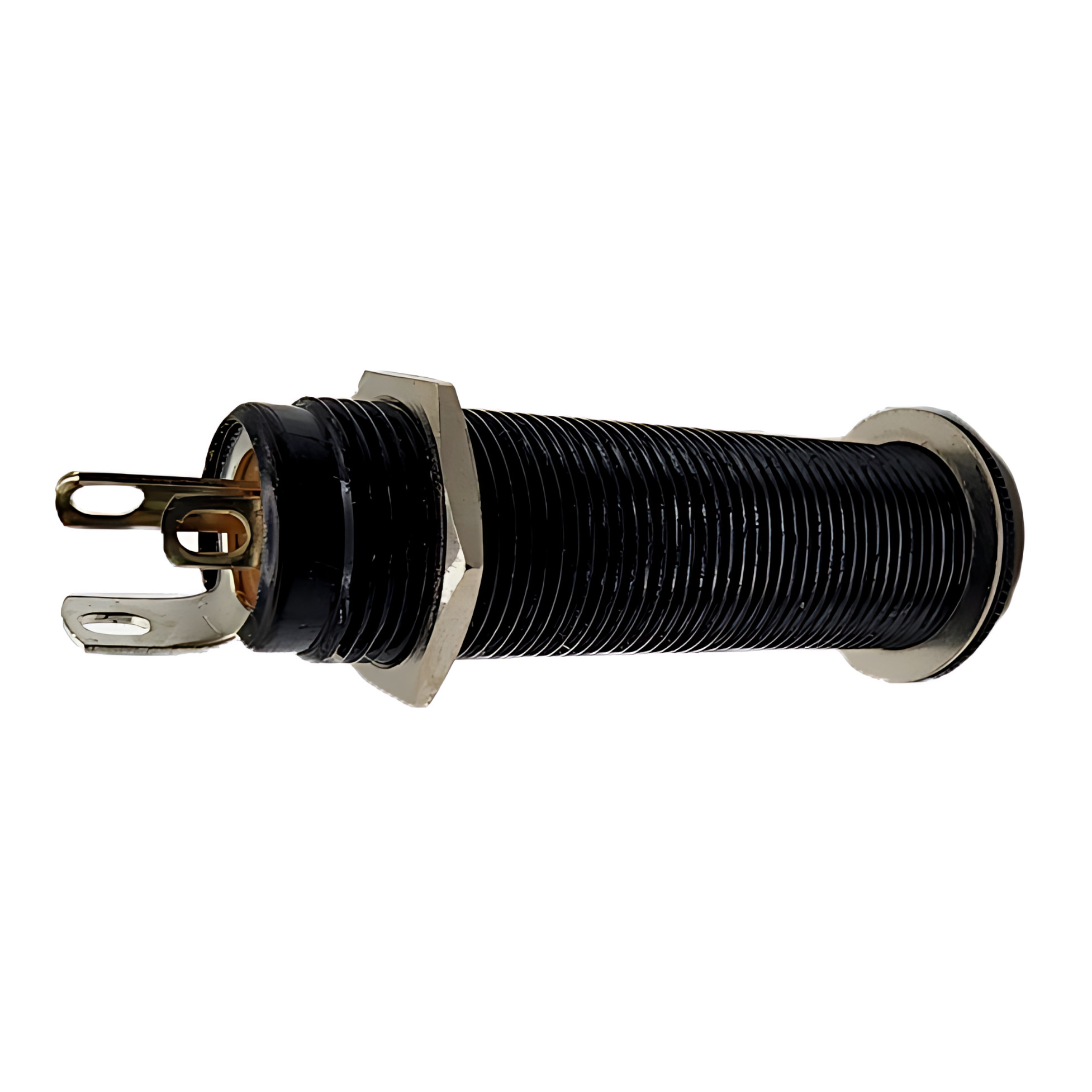 Switchcraft Stereo Barrel Jack Socket - Black 