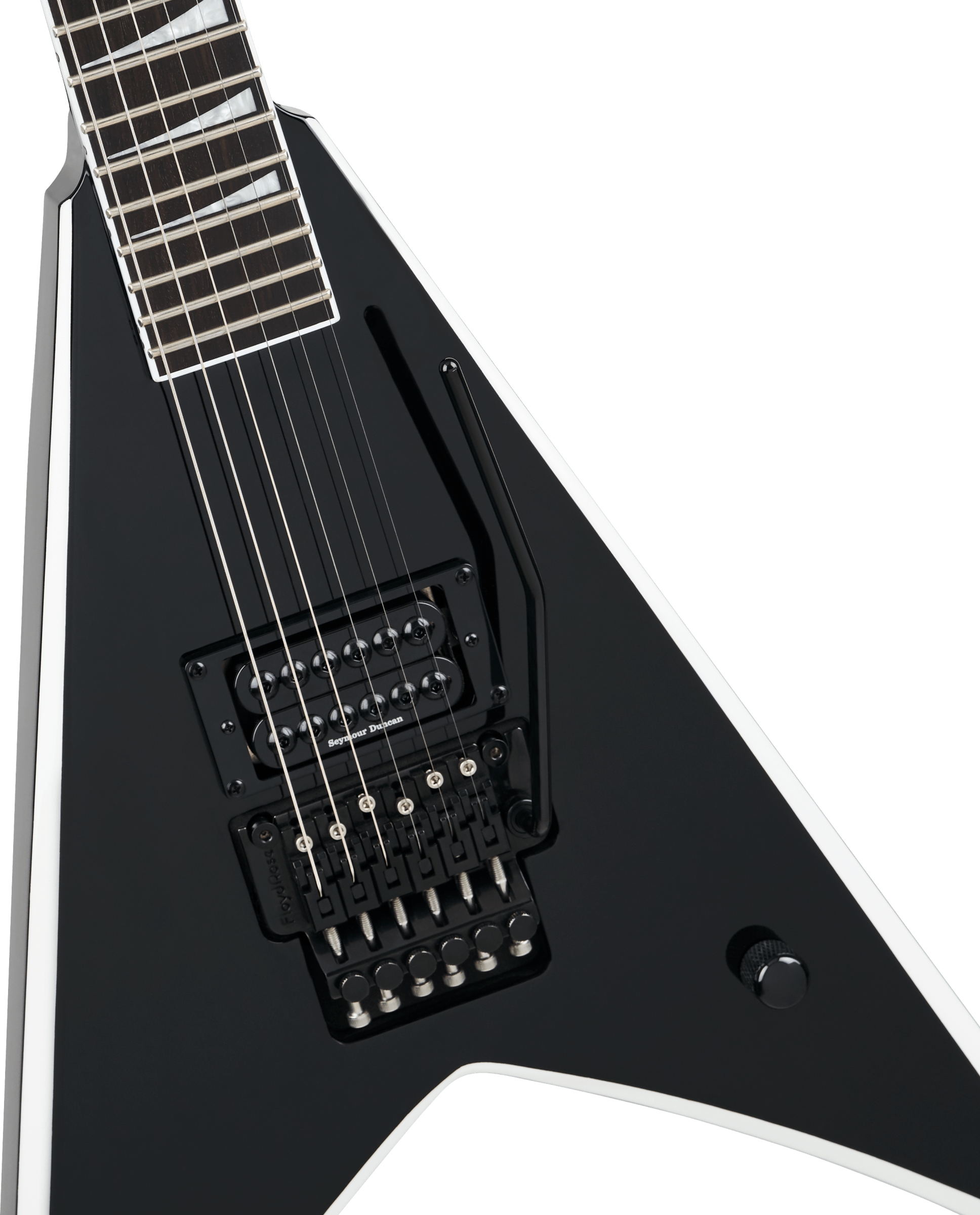 Pro Wes Borland King V Black With White Bevels