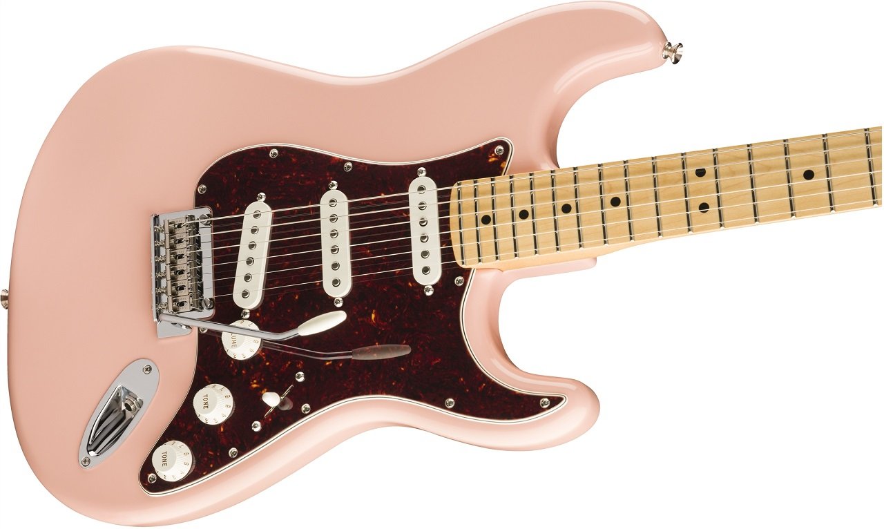 Ltd Player Stratocaster in Shell Pink