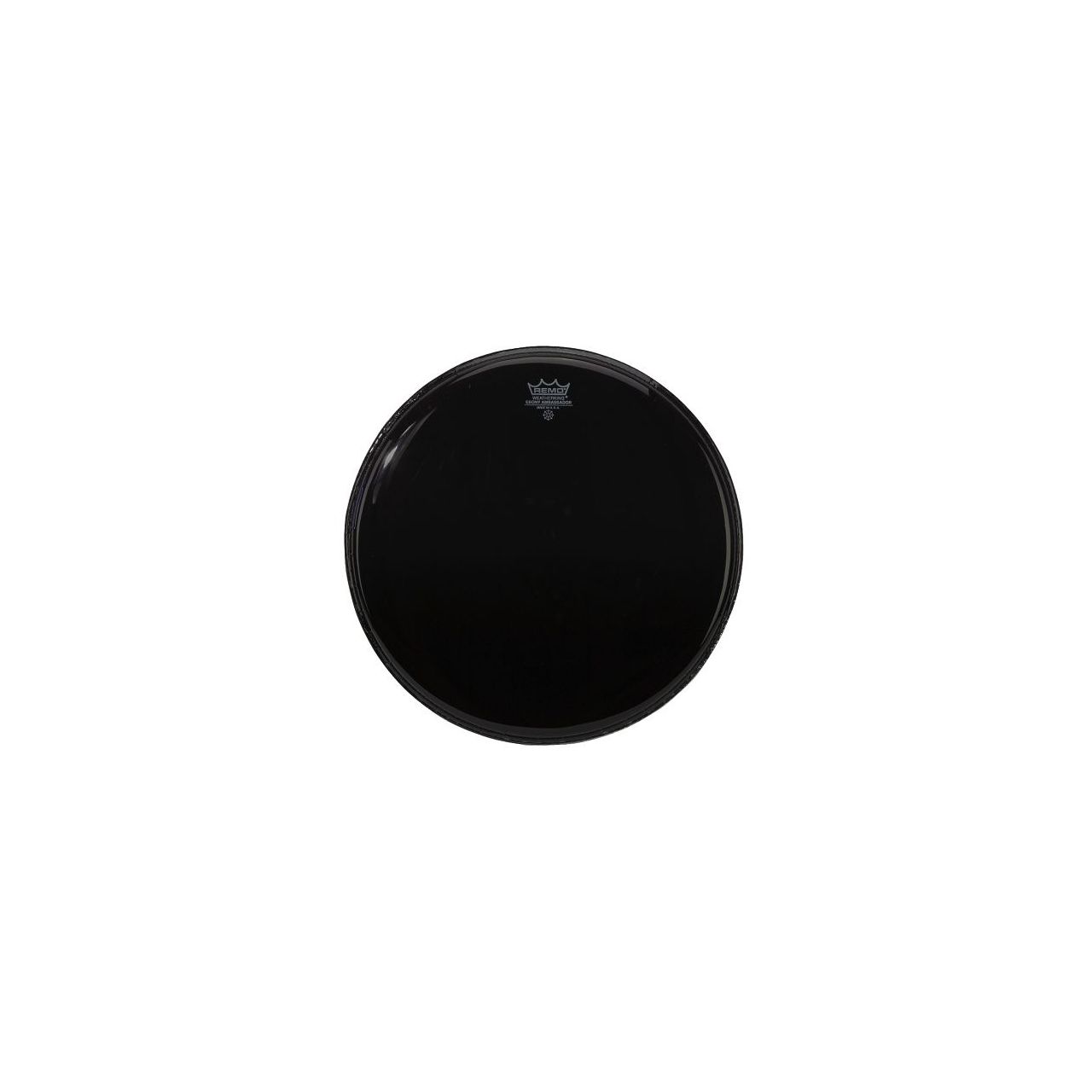 20" Ambassador Ebony Black - Bass Drum Fell