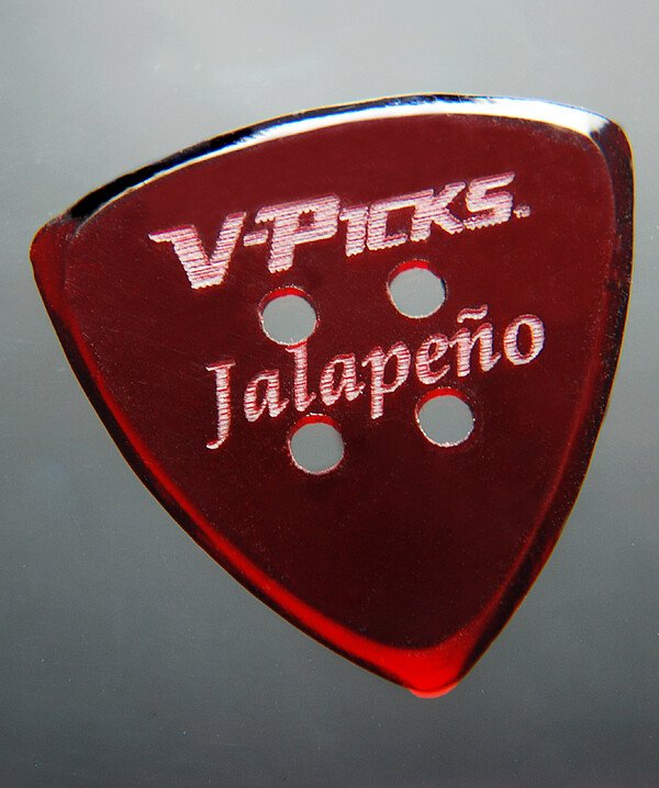 Jalapeno Guit.&Mando Pick rubyred 