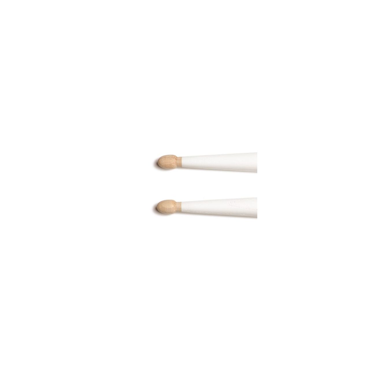 White 5A Classic Hickory Sticks weiß lackiert