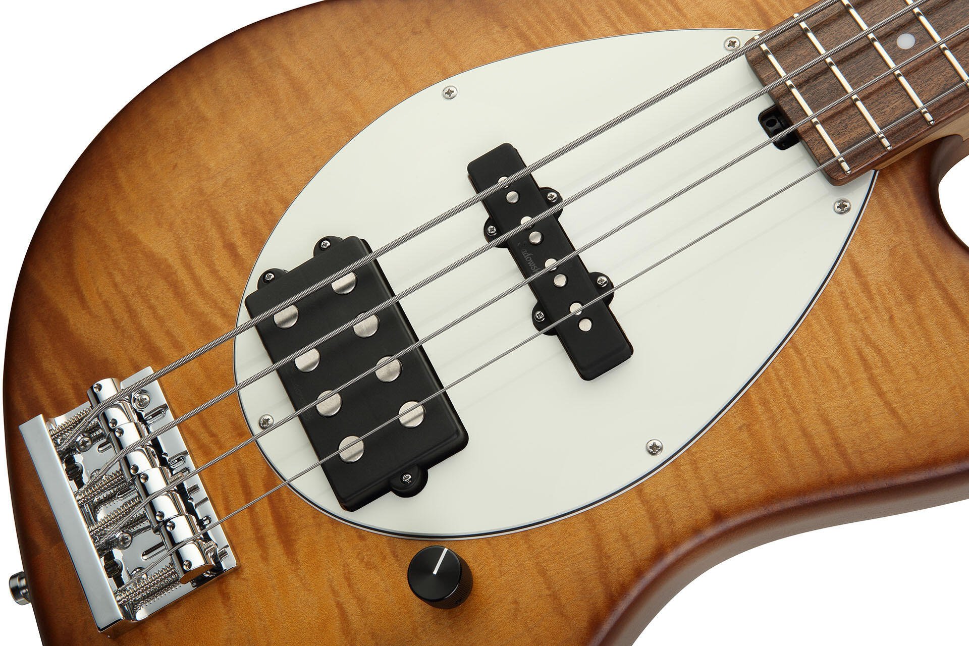 Custom Shop 21-Fret Vintage M/J Bass, 4-String - Caramel Burst Transparent Satin