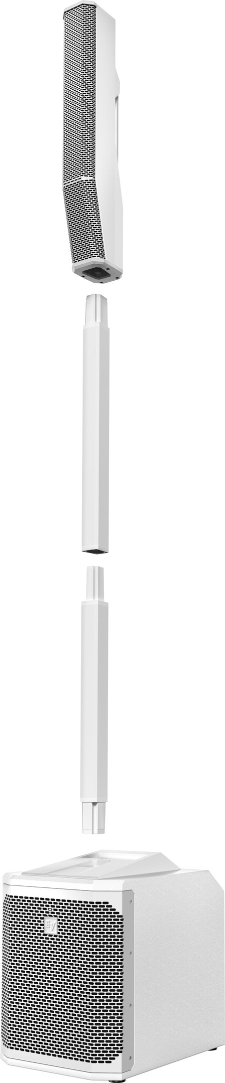 Evolve 30M White Aktives PA-Lautsprecher-Set