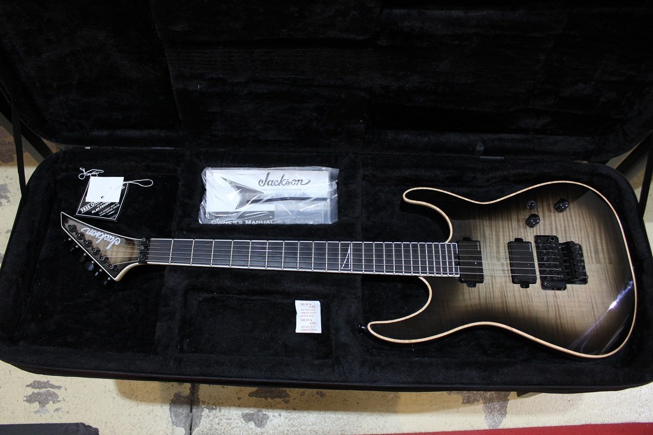 Jackson Limited Edition Wildcard Series Soloist SL2FM Transparent Black Burst USED1!