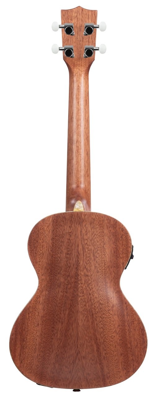 KA-JTE-BKGN Archtop Tenor Ukulele with EQ & Case