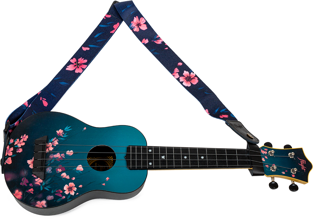 S35 Sakura Polyester Ukulele Strap