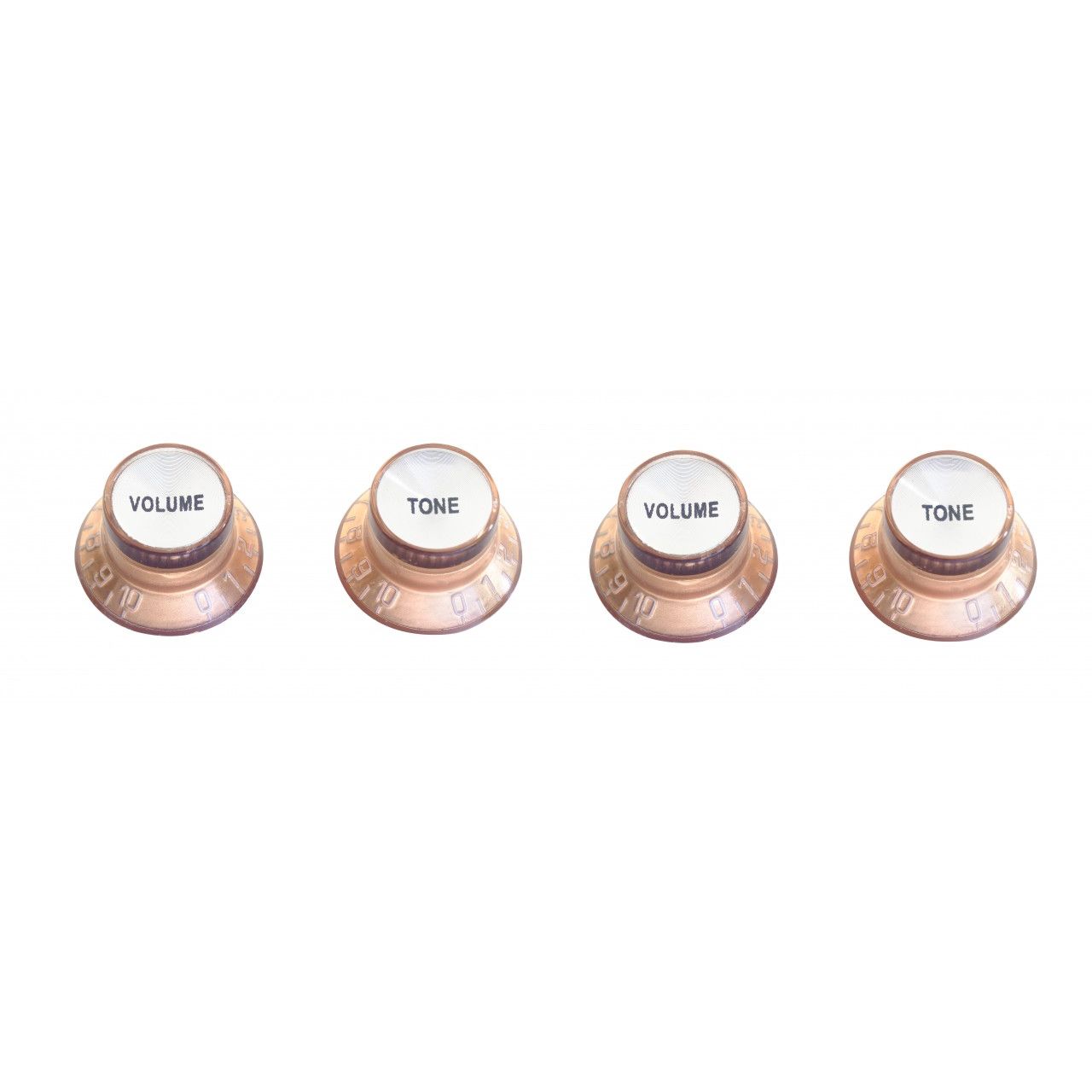 SP-KNLP-GD Volume- (x 2) und Tone-Potis (x2) für LP-Typ E-Gitarre, Gold