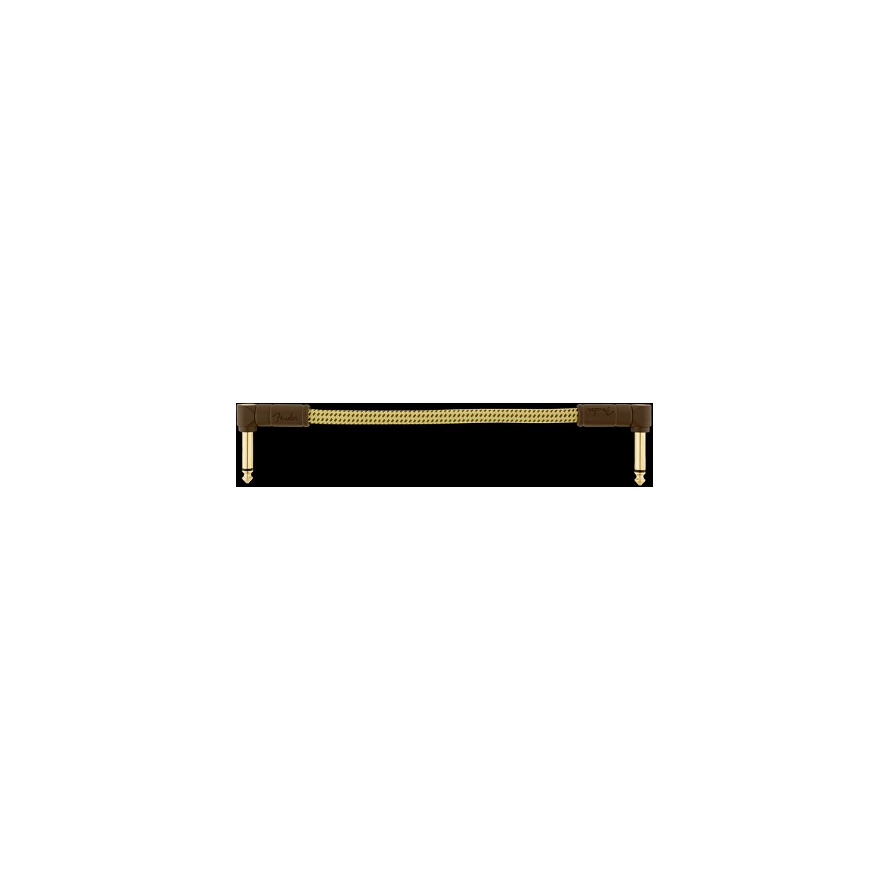 Deluxe Series Instrument Cable (1 Stück), Angle/Angle, 6", Tweed (15 cm)