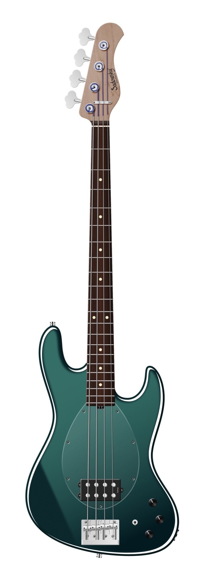 MetroExpress 21-Fret Vintage M Bass  4 Sherwood Green Metallic