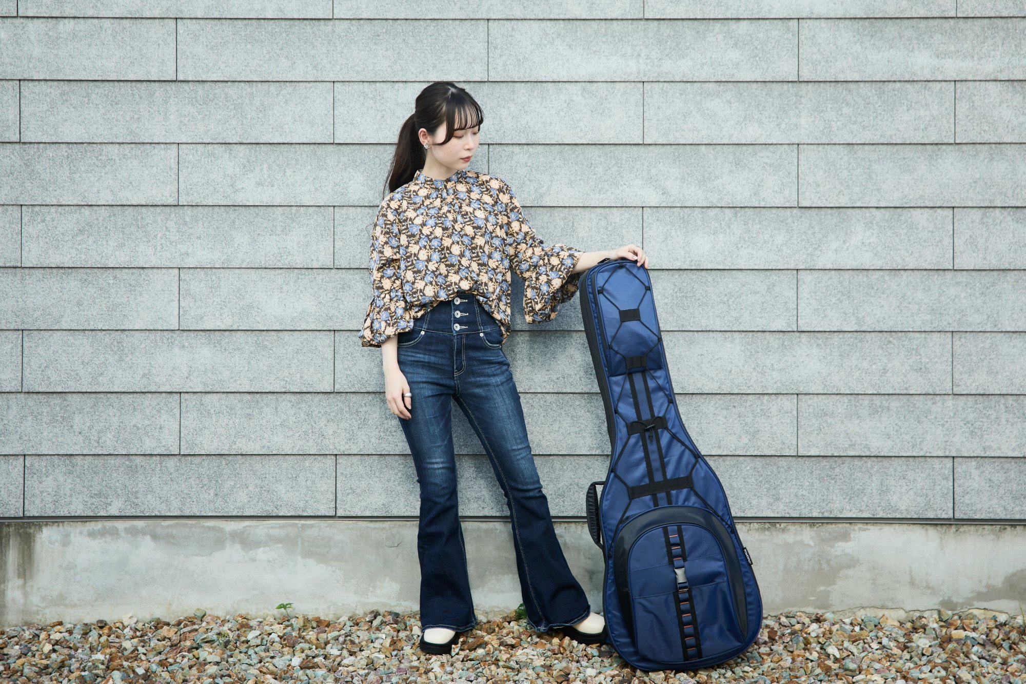 POWERPAD Gig Bag für E-Gitarre - Blau