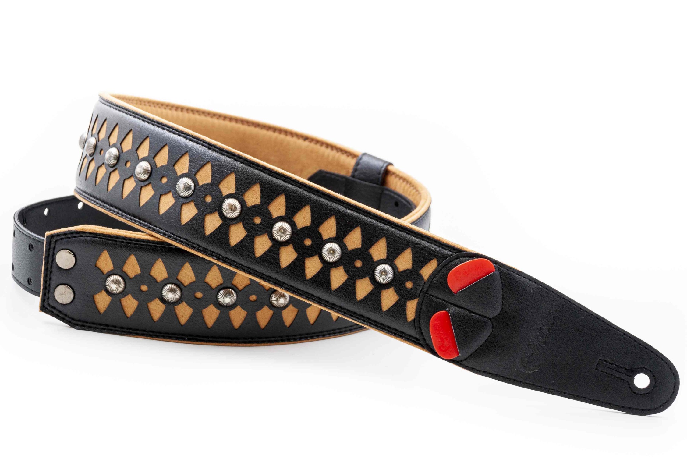 Armour Beige Guitar Strap