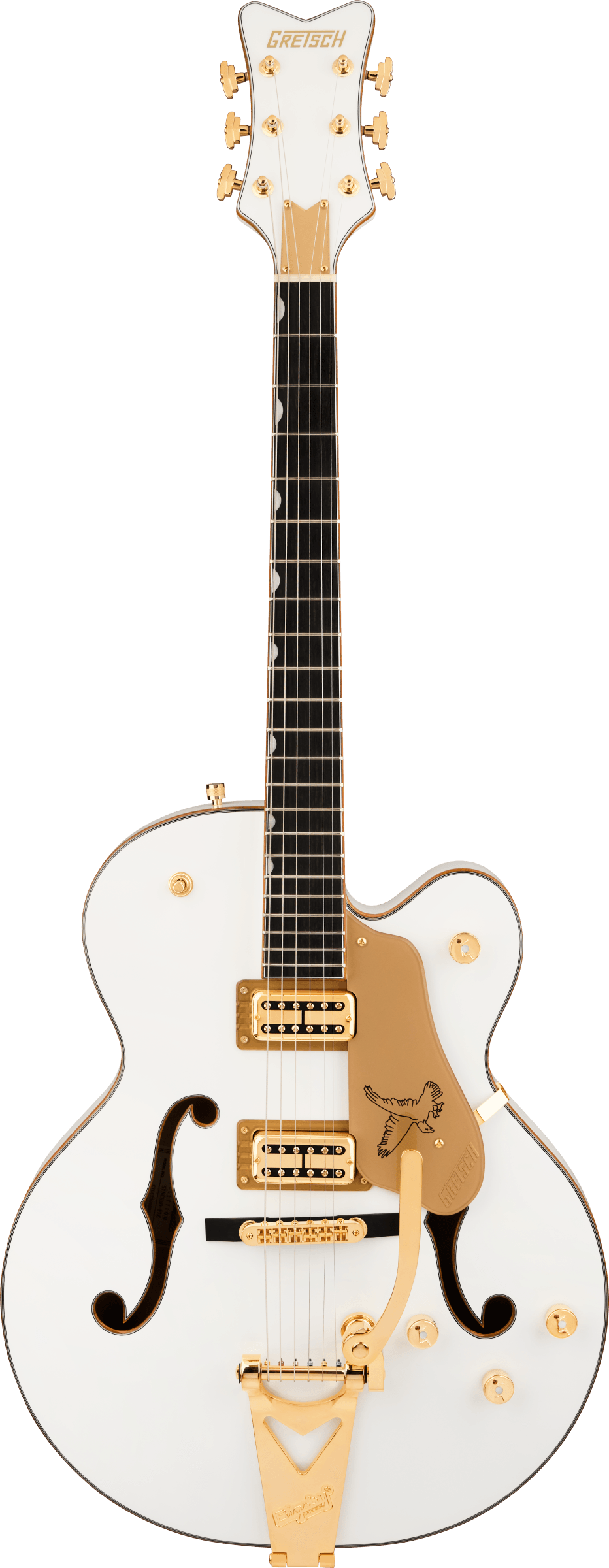 Synchromatic Falcon Hollow Body Single-Cut with Bigsby Snowcrest White
