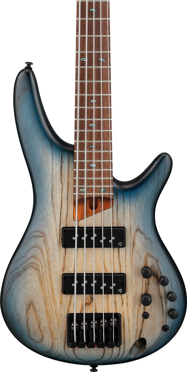 SR605E 5-Saiter Bass Cosmic Blue Starburst Flat