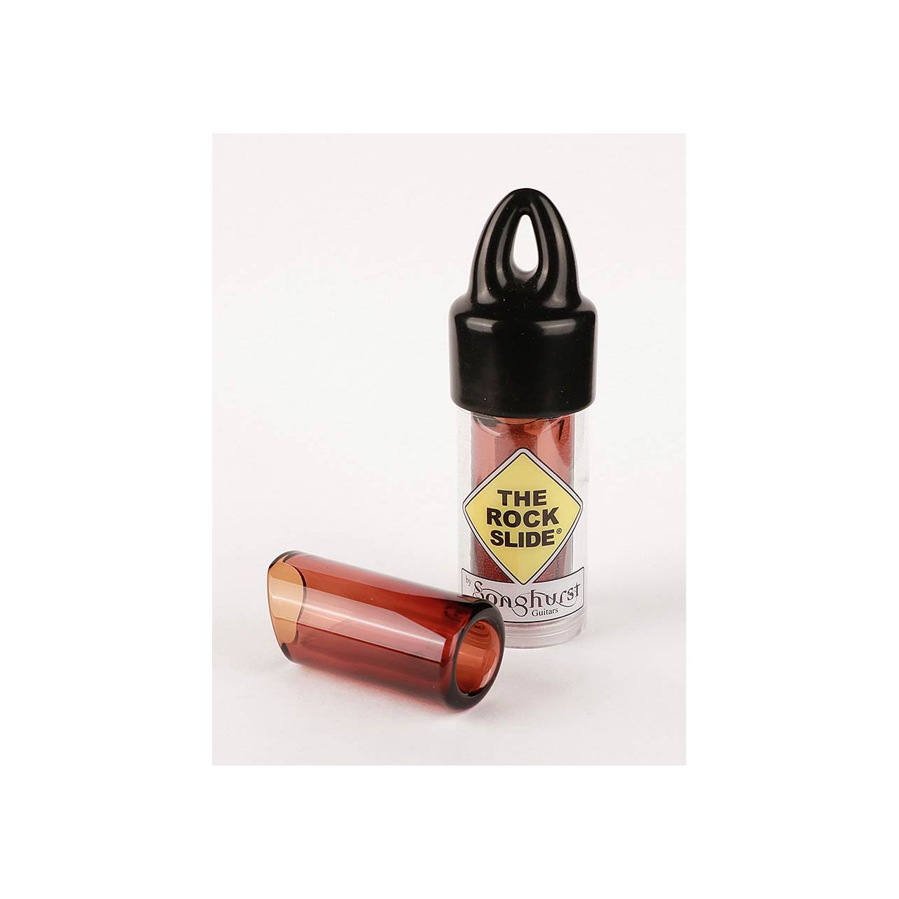 Ergonomisch geformter Glas Slide Größe M Amber Edition