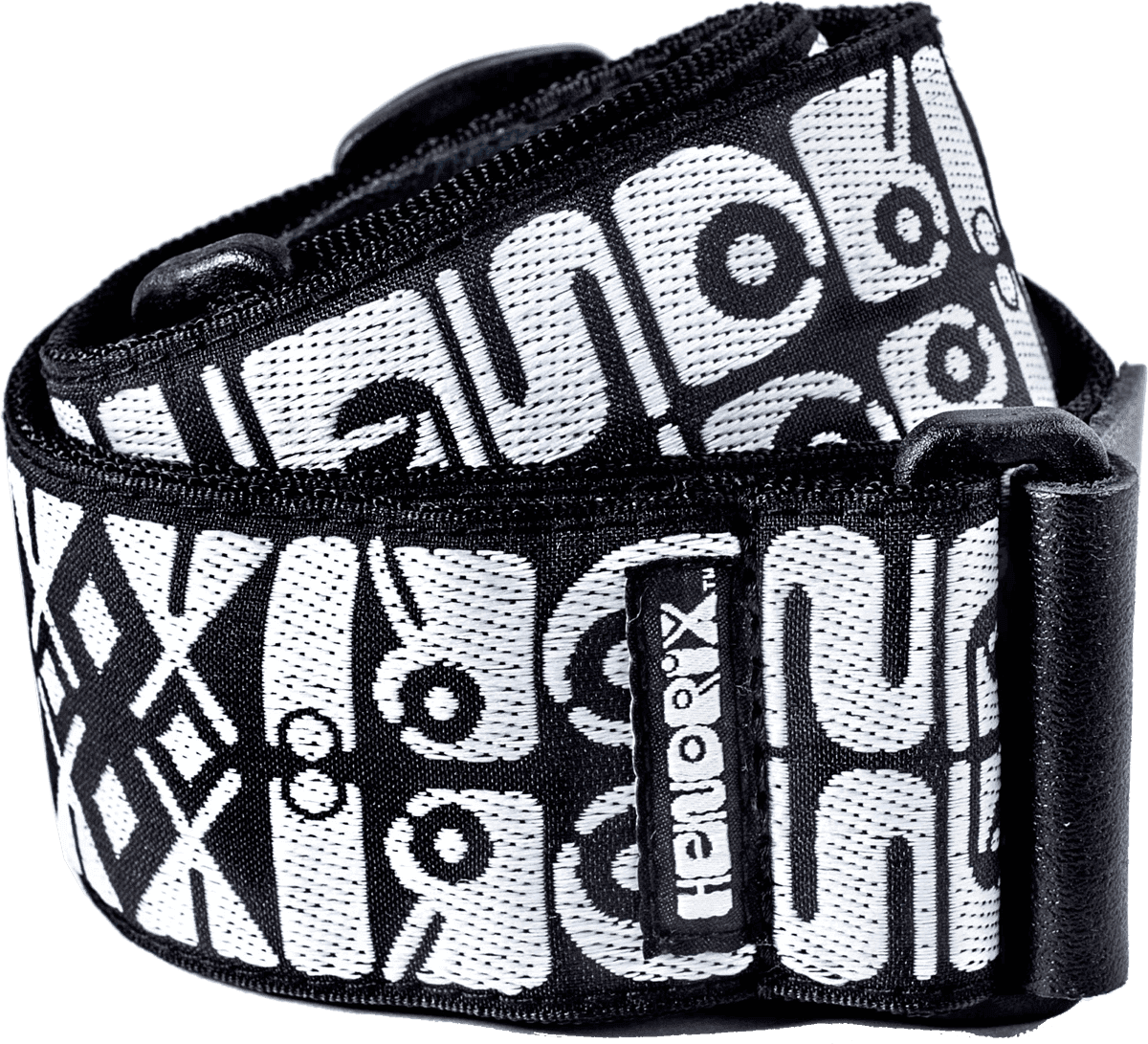 Jimi Hendrix Strap Logo black/white - Gitarrengurt