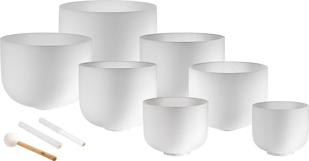 Crystal Singing Bowls Chakra Set - 7 teilig