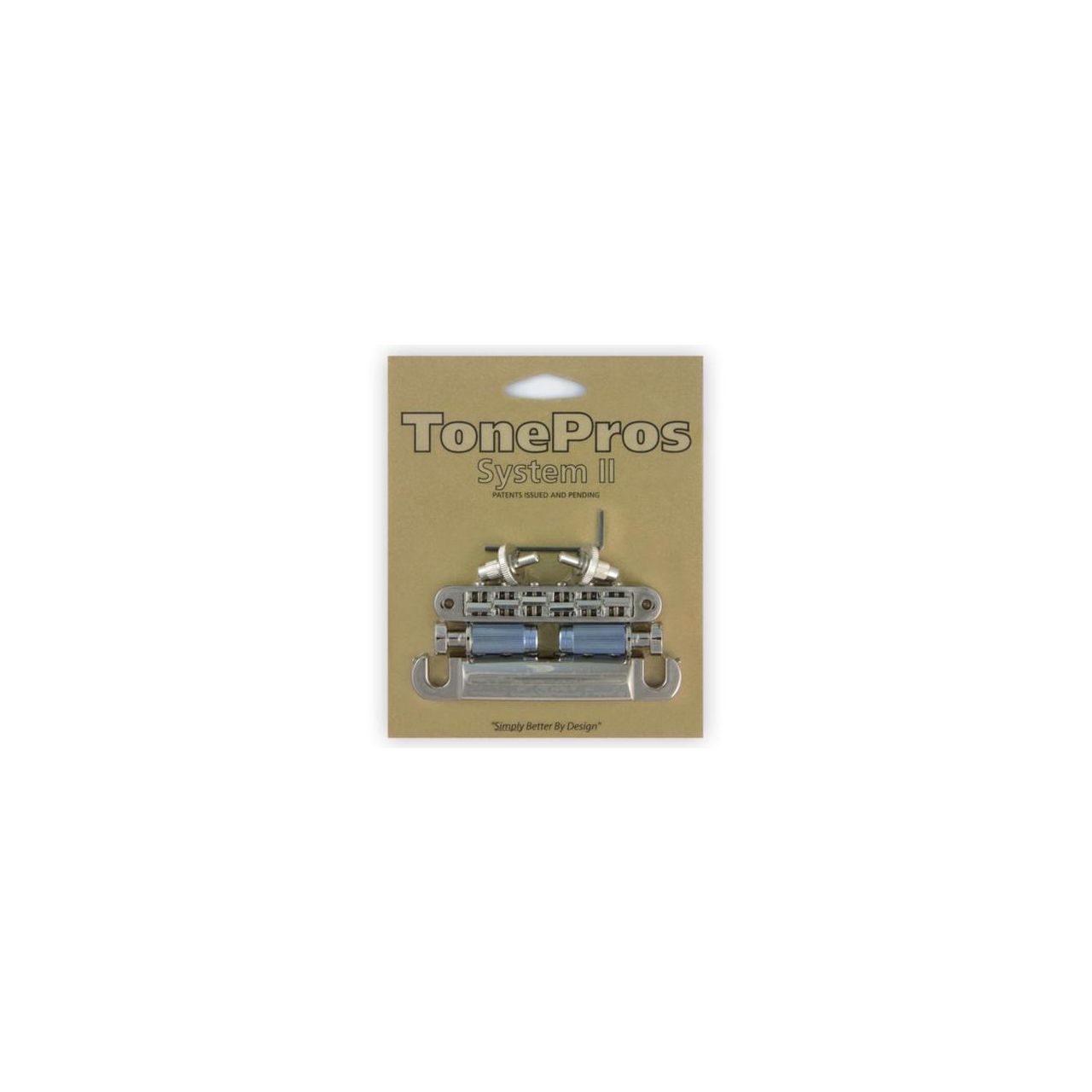 LPS02 - Bridge and Tailpiece Set - Nickel 